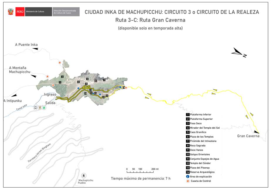 Circuito 3-C de Machu Picchu: Ruta de la Gran Caverna
