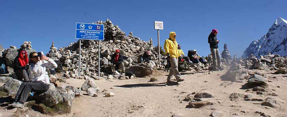 Paso Salkantay 4600 m s. n. m.
